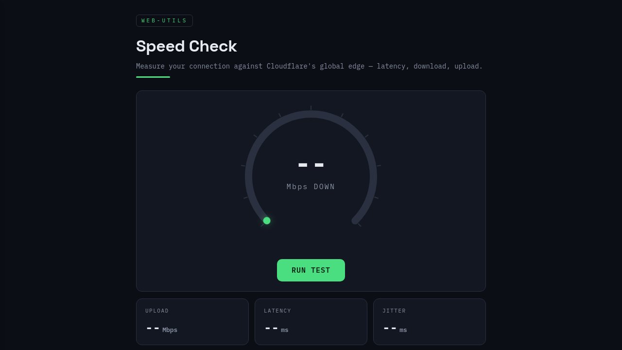 Speed Check preview